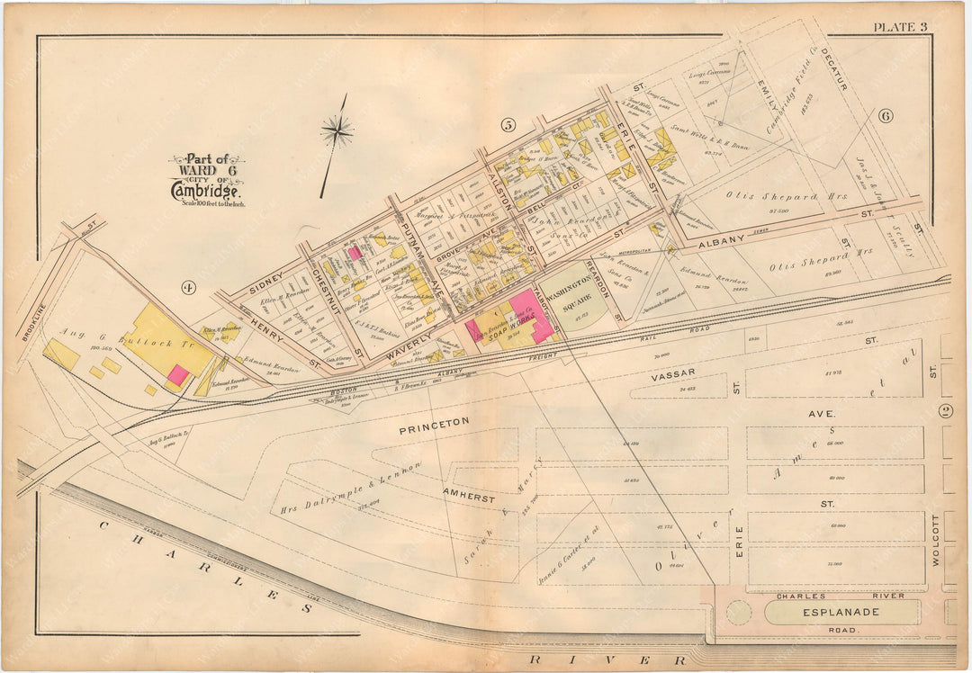 Cambridge, Massachusetts 1903 Plate 003