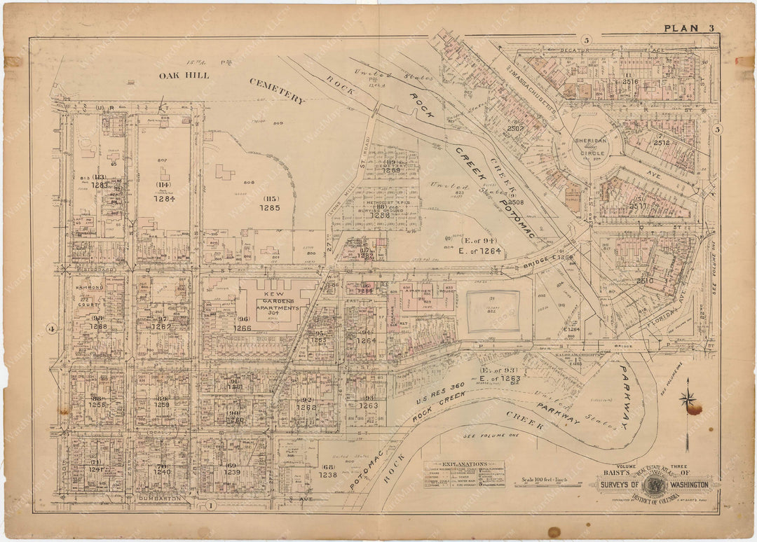 Washington, D.C. 1937 Vol. 3, Outer NW, Plate 003