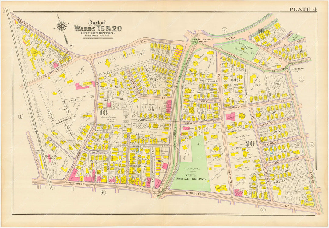 Dorchester, Massachusetts 1910 Plate 004