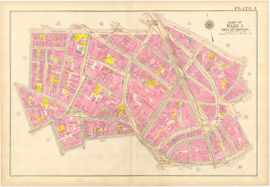 Boston, Massachusetts 1917 Plate 004