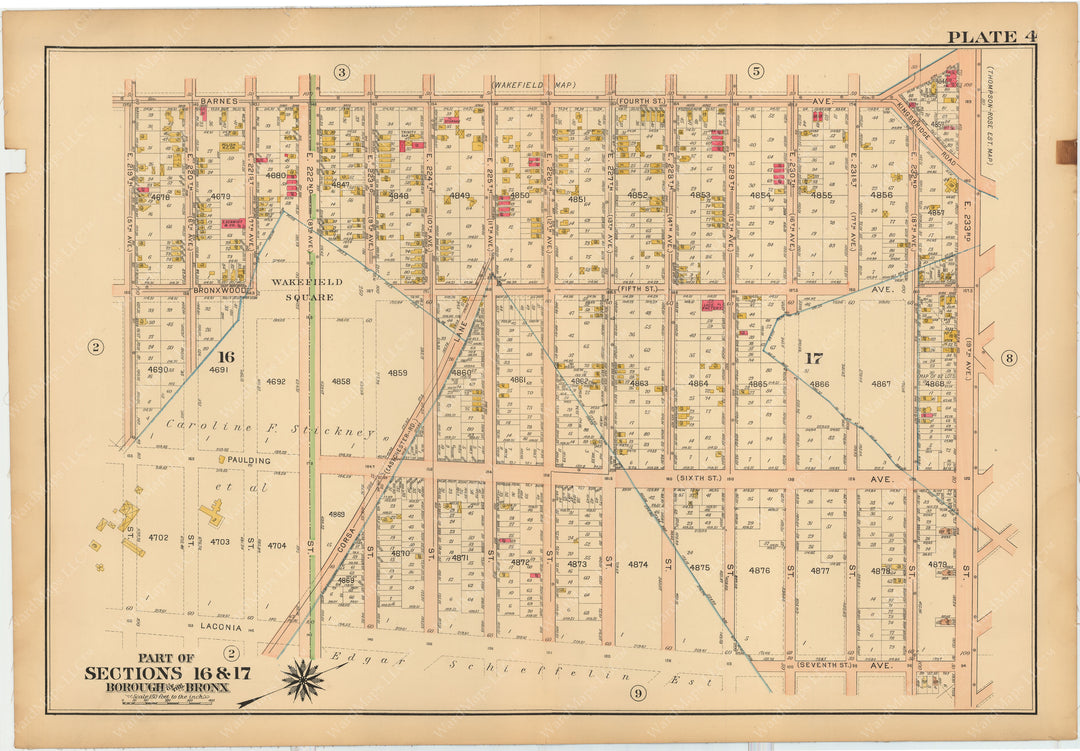 The Bronx, New York 1913 Plate 004