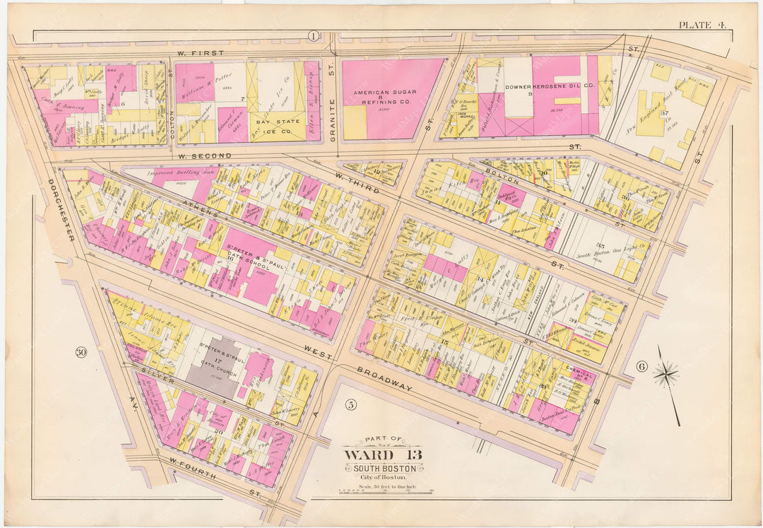 South Boston, Massachusetts 1899 Plate 004