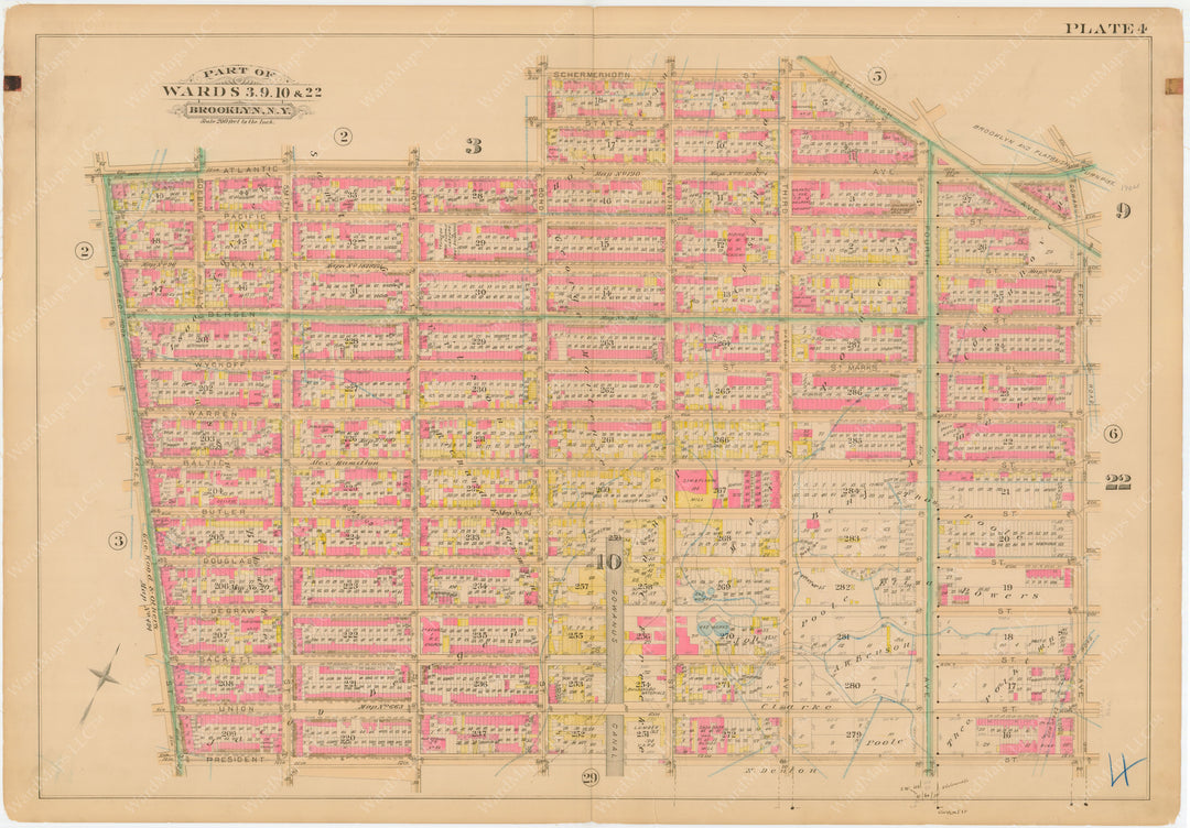 Brooklyn, New York 1886 Plate 004