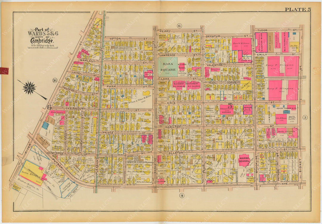 Cambridge, Massachusetts 1930 Plate 005