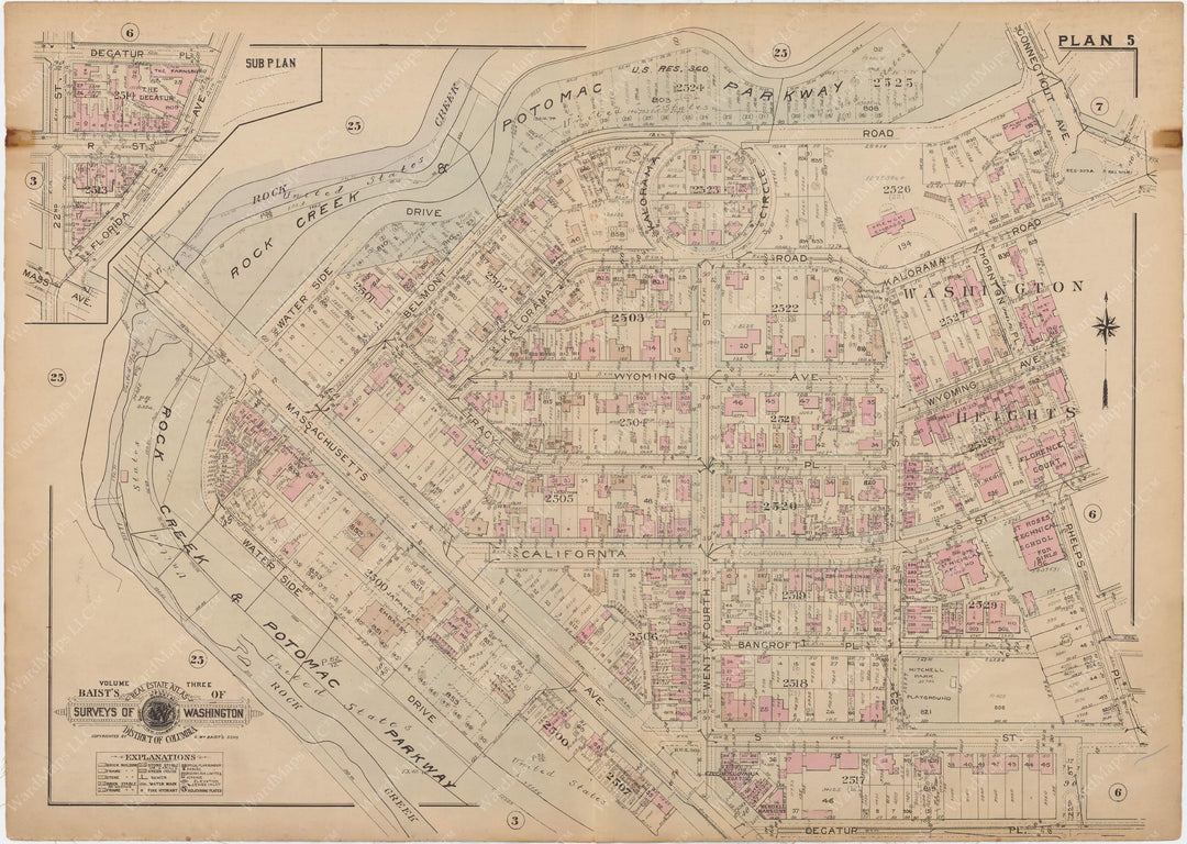 Washington, D.C. 1937 Vol. 3, Outer NW, Plate 005