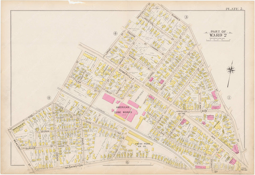 Somerville, Massachusetts 1895 Plate 005