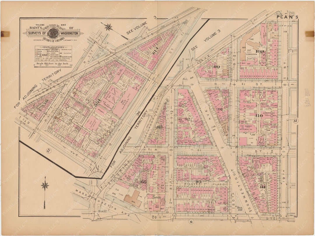 Washington, D.C. 1939 Vol. 1, Inner NW, Plate 005