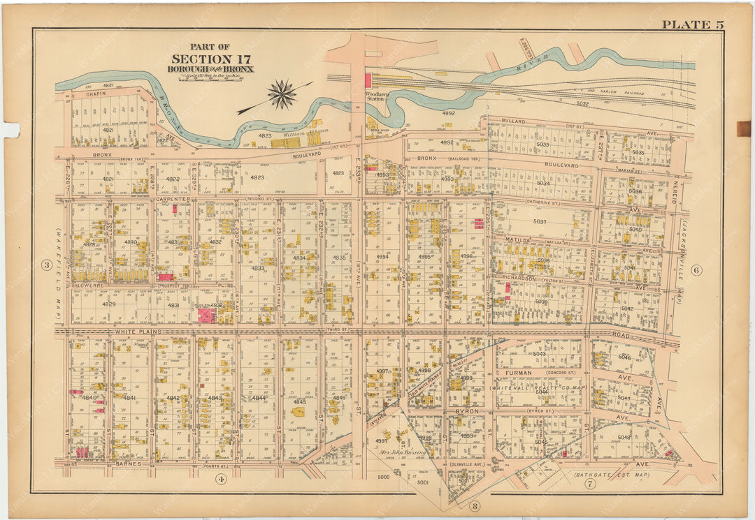 The Bronx, New York 1913 Plate 005