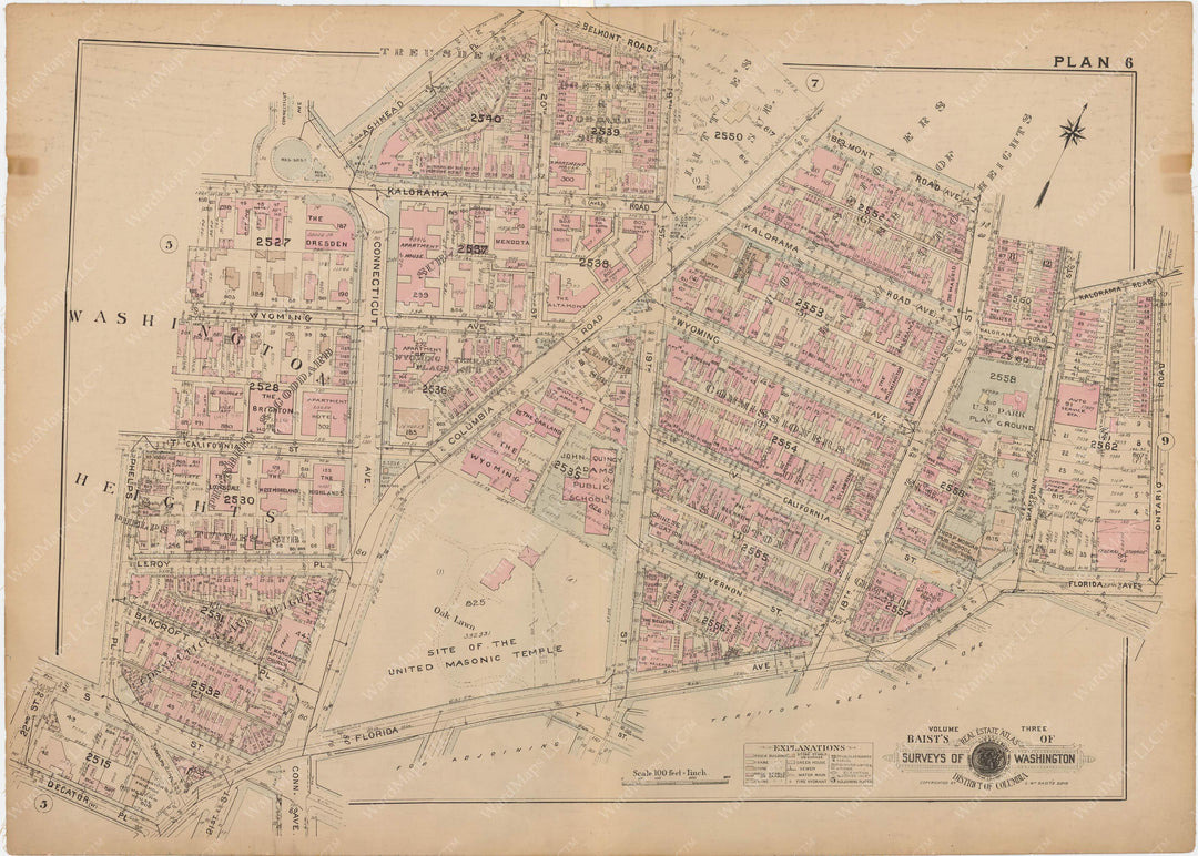 Washington, D.C. 1937 Vol. 3, Outer NW, Plate 006