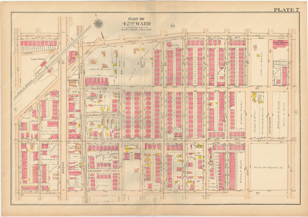 Philadelphia, Pennsylvania 1913 Plate 007