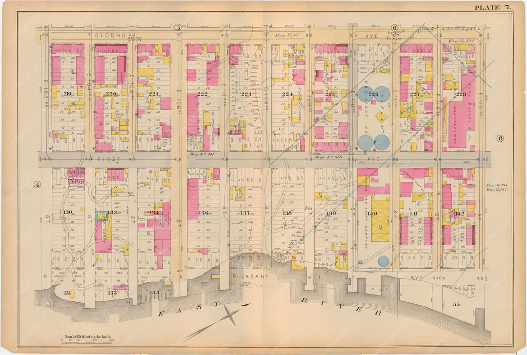 Manhattan, New York 1884 Vol 2: Plate 007