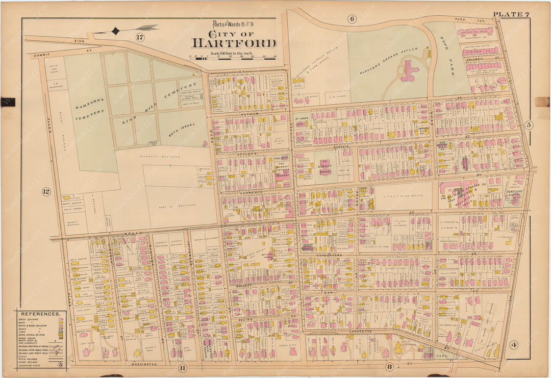 Hartford, Connecticut 1896 Plate 007