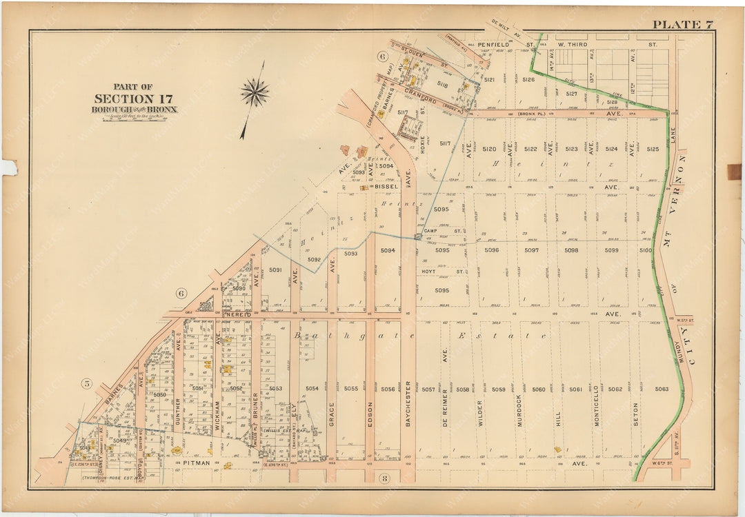 The Bronx, New York 1913 Plate 007