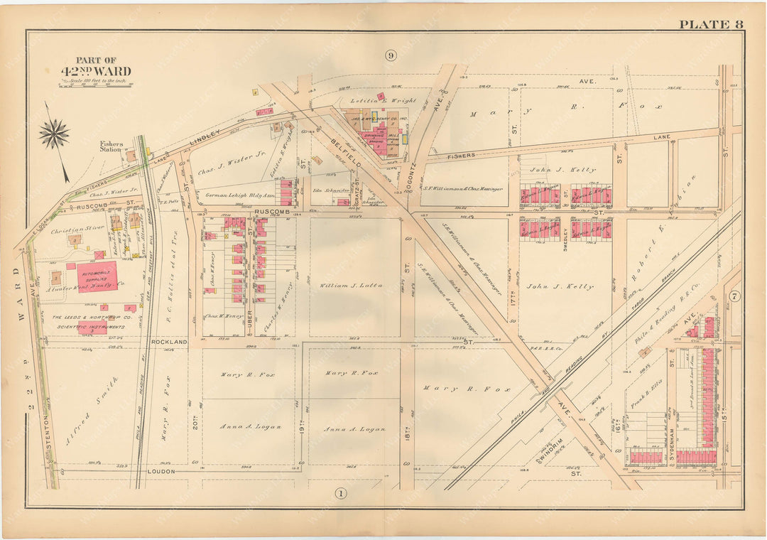 Philadelphia, Pennsylvania 1913 Plate 008