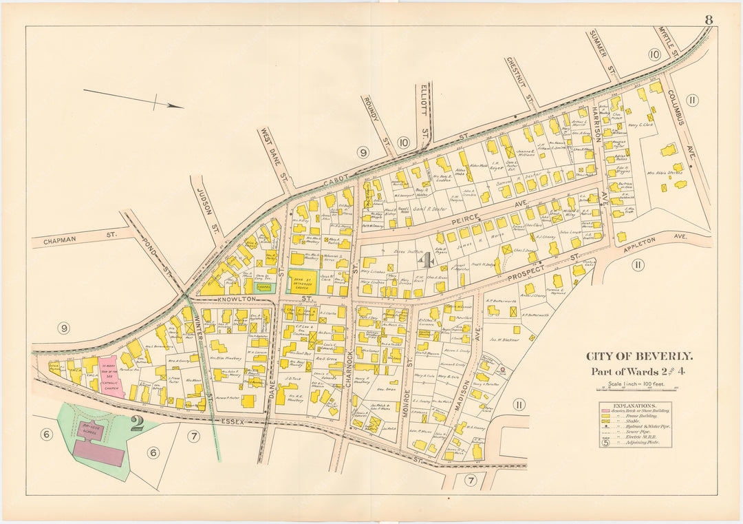 Beverly, Massachusetts 1907 Plate 008