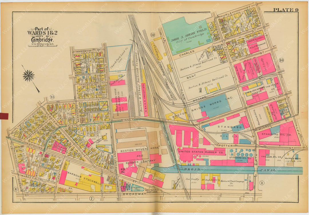 Cambridge, Massachusetts 1930 Plate 009