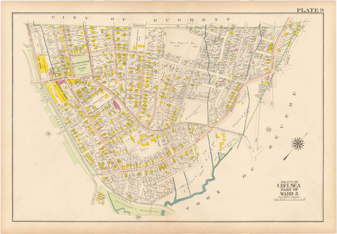 Chelsea, Massachusetts 1914 Plate 009