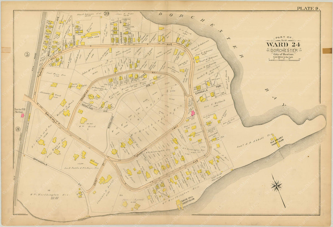 Dorchester, Massachusetts 1894 Plate 009