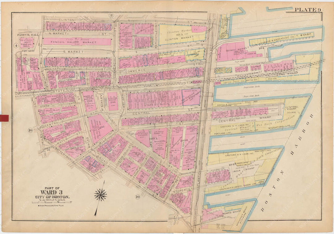 Boston, Massachusetts 1928 Plate 009