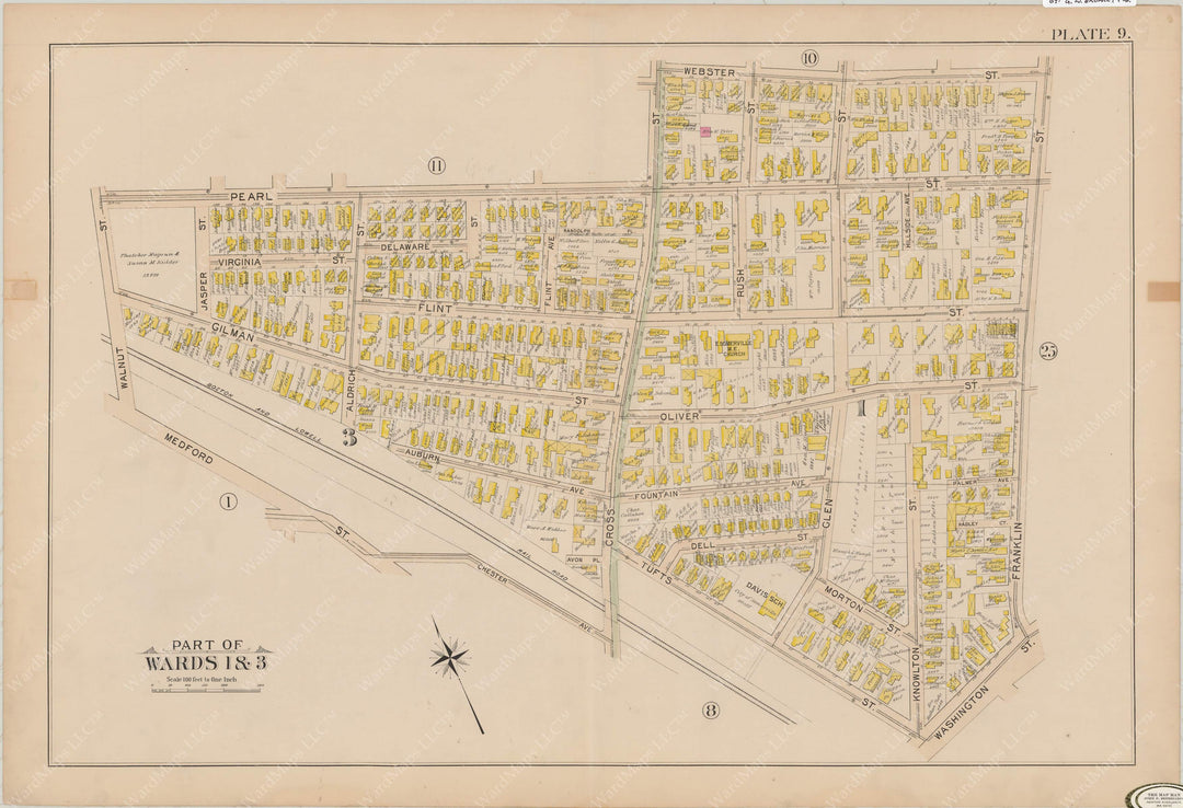 Somerville, Massachusetts 1895 Plate 009