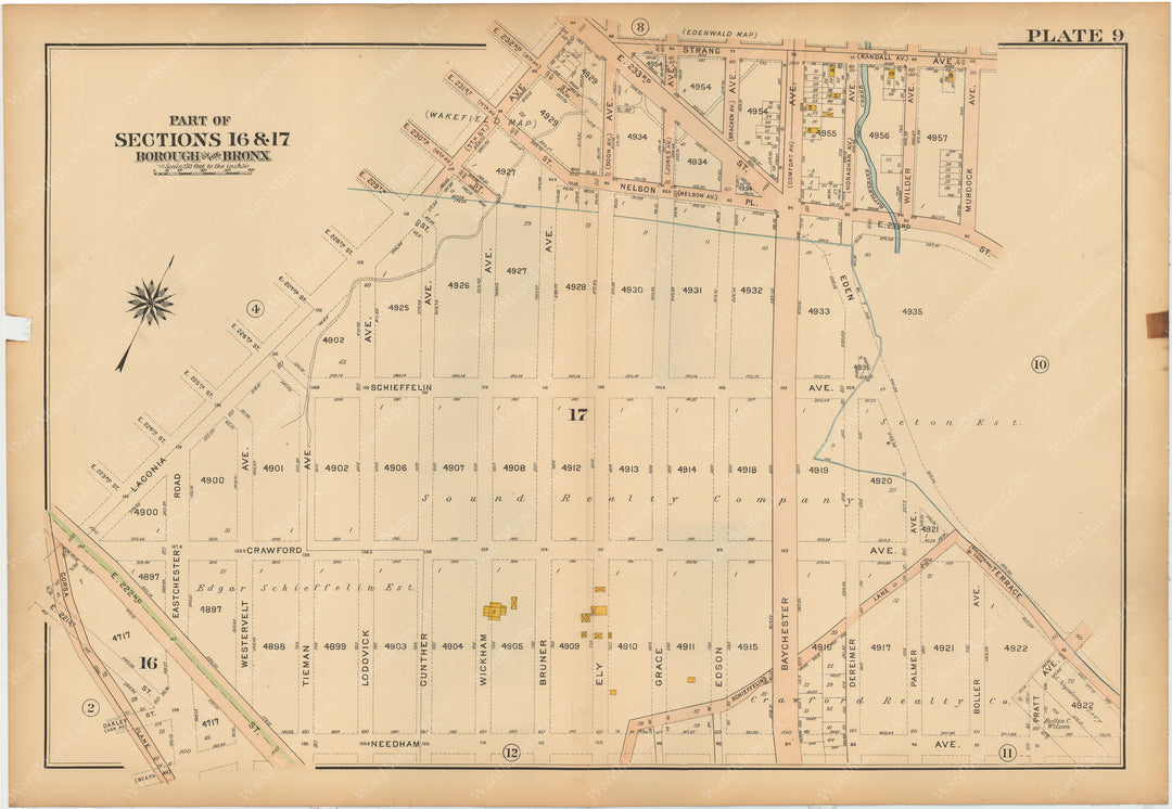 The Bronx, New York 1913 Plate 009