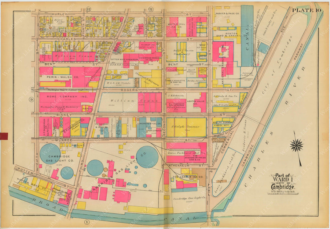 Cambridge, Massachusetts 1930 Plate 010