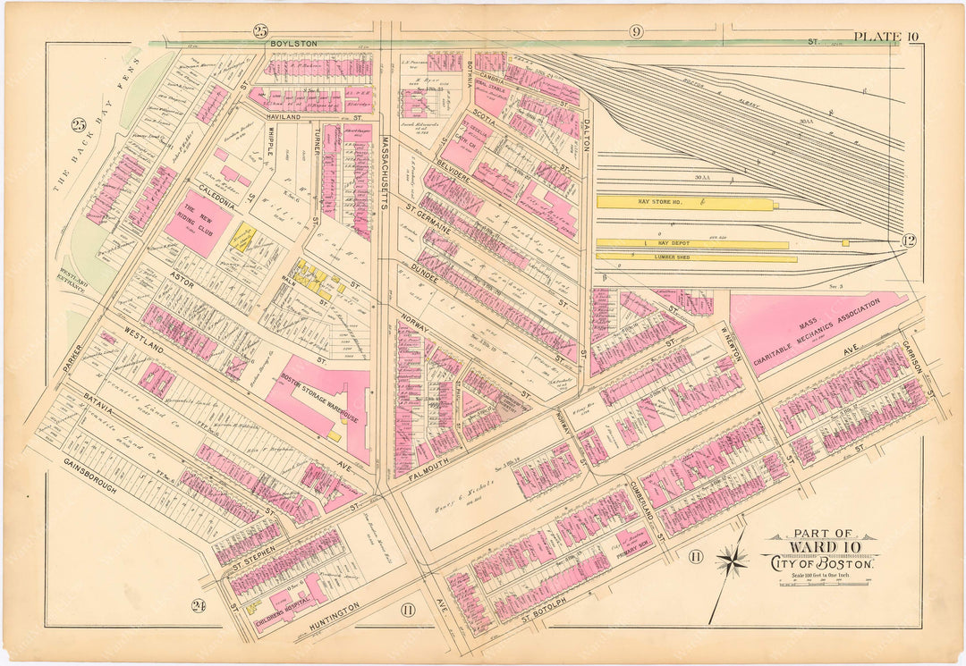 Boston, Massachusetts 1895 Plate 010