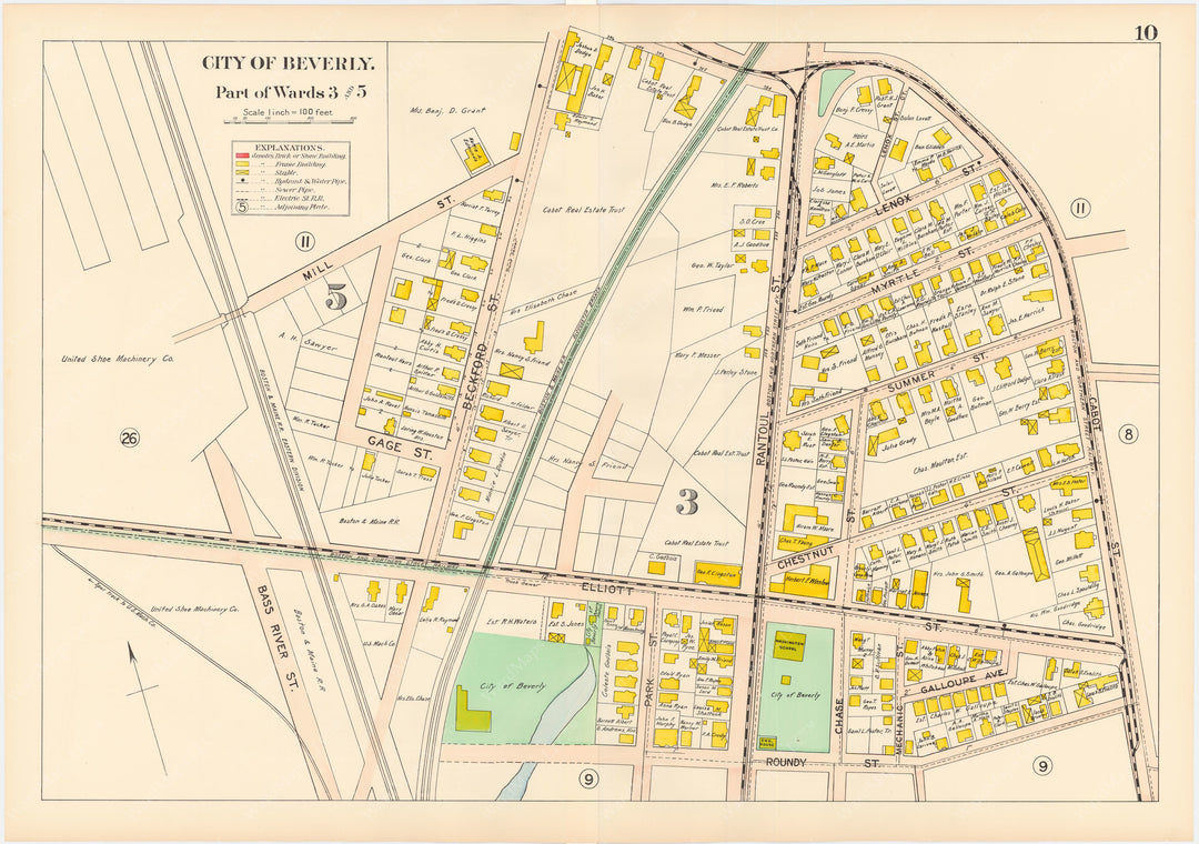 Beverly, Massachusetts 1907 Plate 010