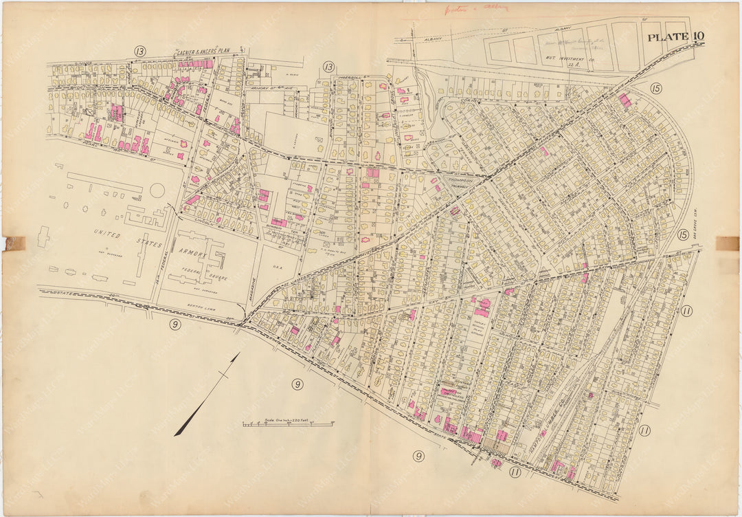 Springfield, Massachusetts 1920 Plate 010