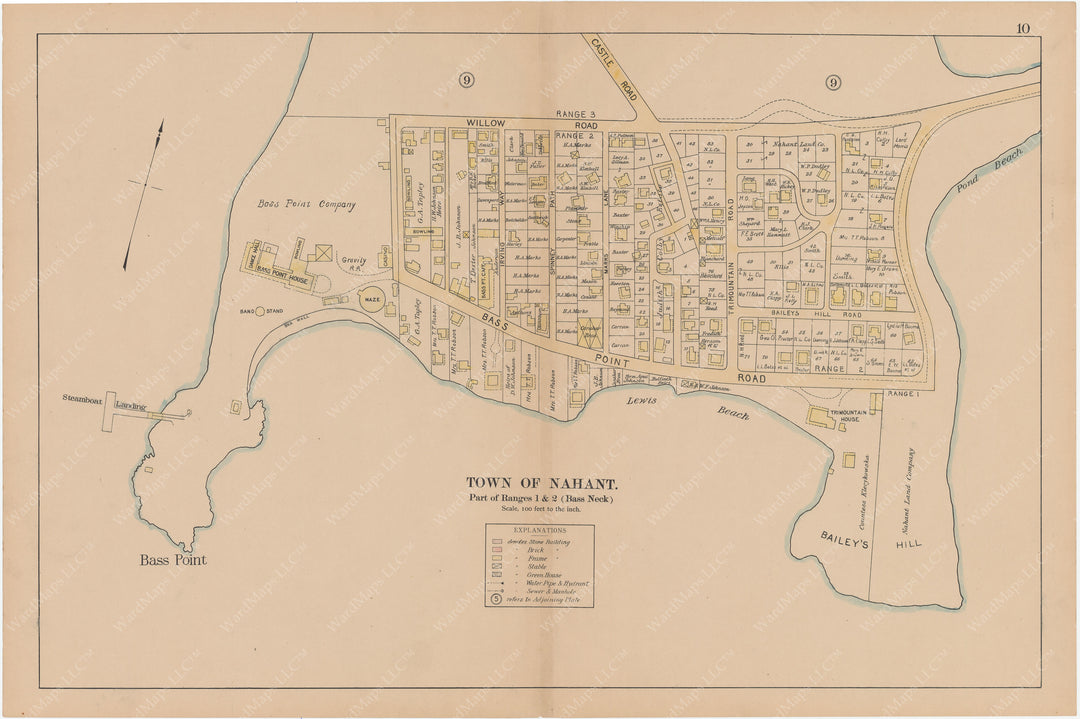 Nahant, Massachusetts 1896 Plate 010