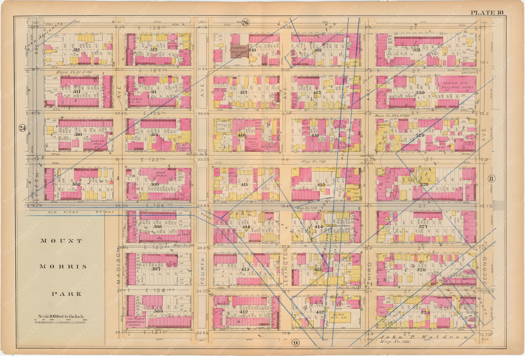 Manhattan, New York 1884 Vol 2: Plate 010