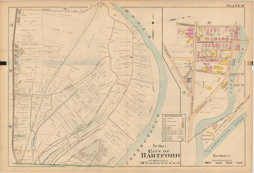 Hartford, Connecticut 1896 Plate 010