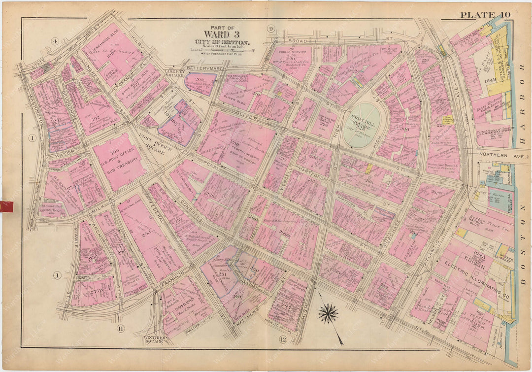 Boston, Massachusetts 1928 Plate 010