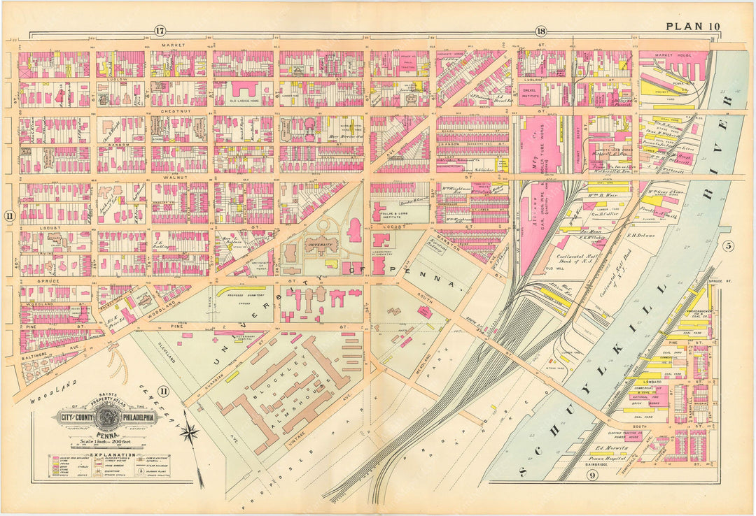 Philadelphia, Pennsylvania 1895 Plate 010