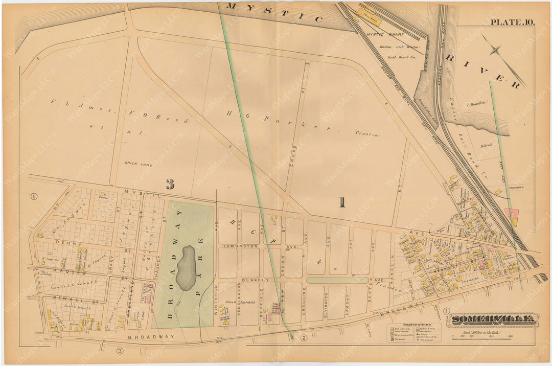 Somerville, Massachusetts 1884 Plate 010