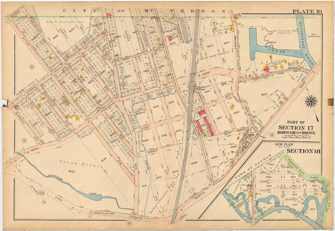 The Bronx, New York 1913 Plate 010