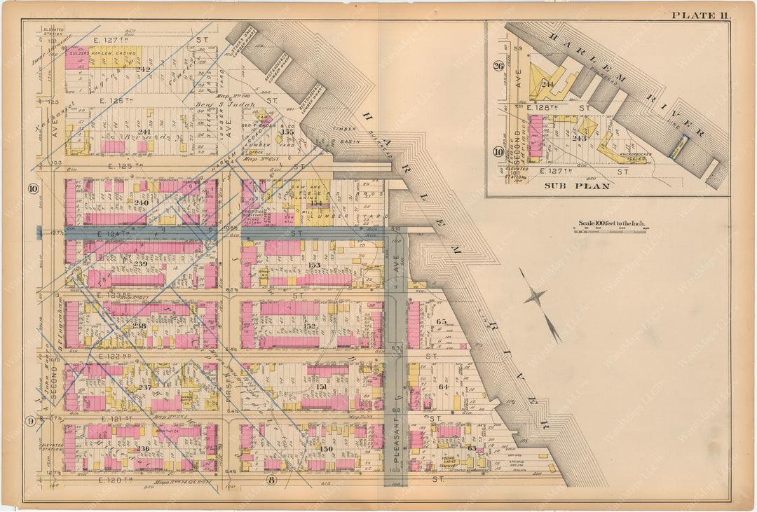 Manhattan, New York 1884 Vol 2: Plate 011
