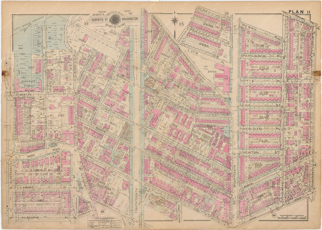 Washington, D.C. 1937 Vol. 3, Outer NW, Plate 011