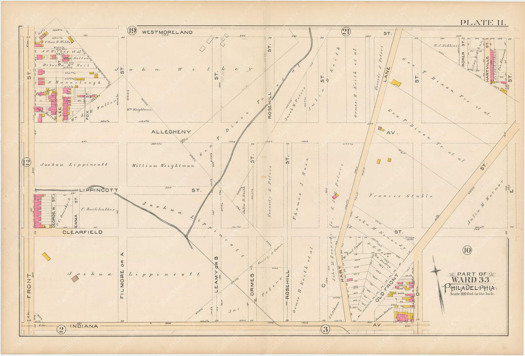 Philadelphia, Pennsylvania 1891 Plate 011