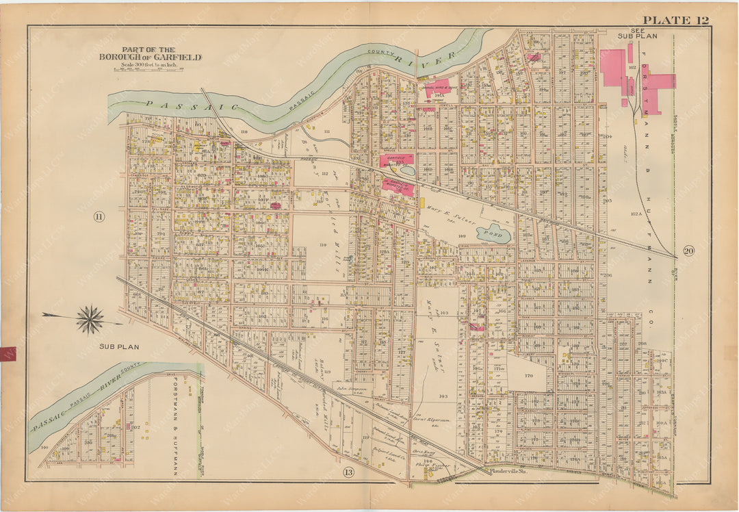 Bergen County, New Jersey, Vol. 2, 1913 Plate 012: Garfield