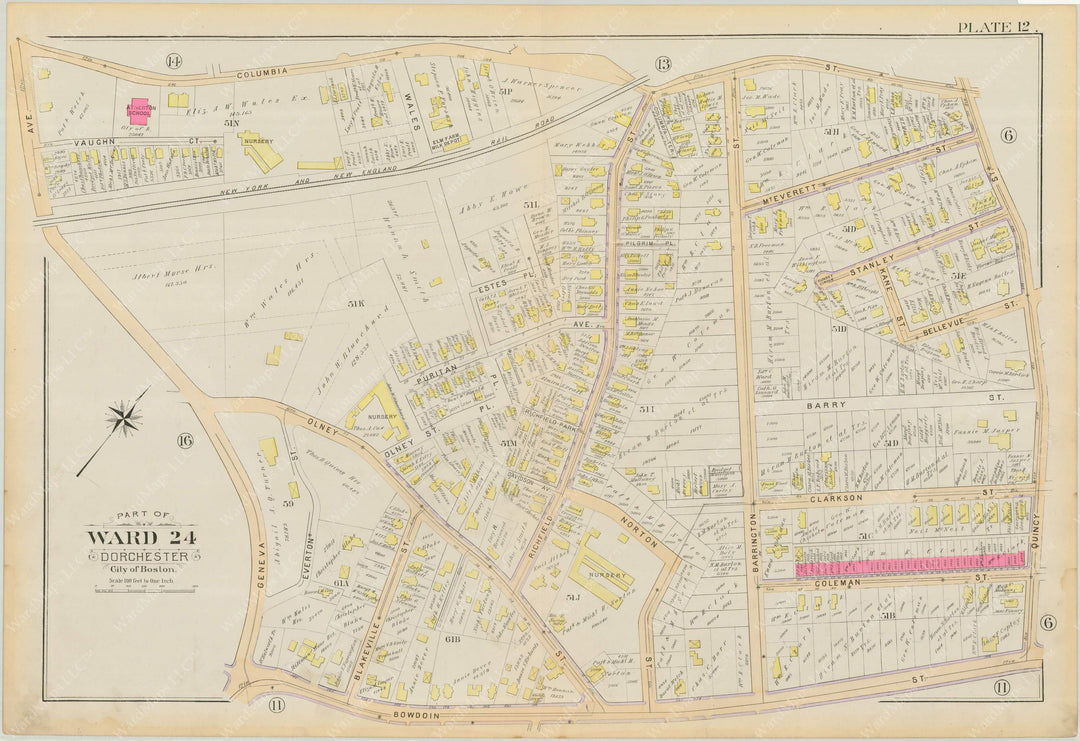 Dorchester, Massachusetts 1894 Plate 012