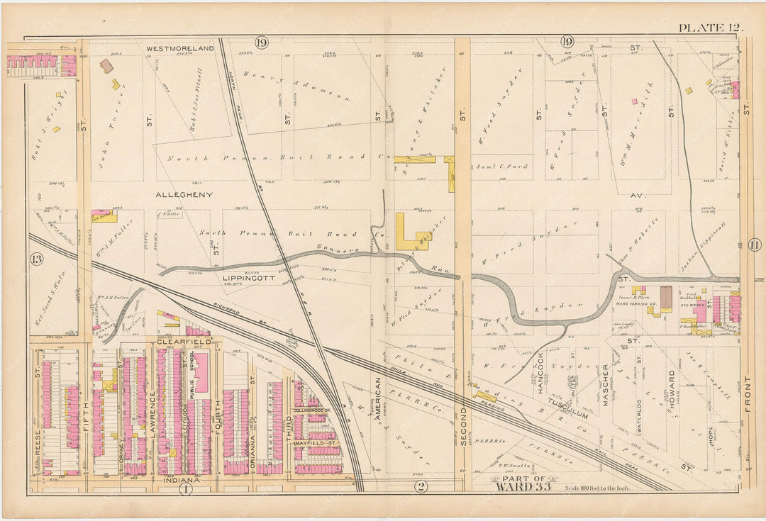 Philadelphia, Pennsylvania 1891 Plate 012