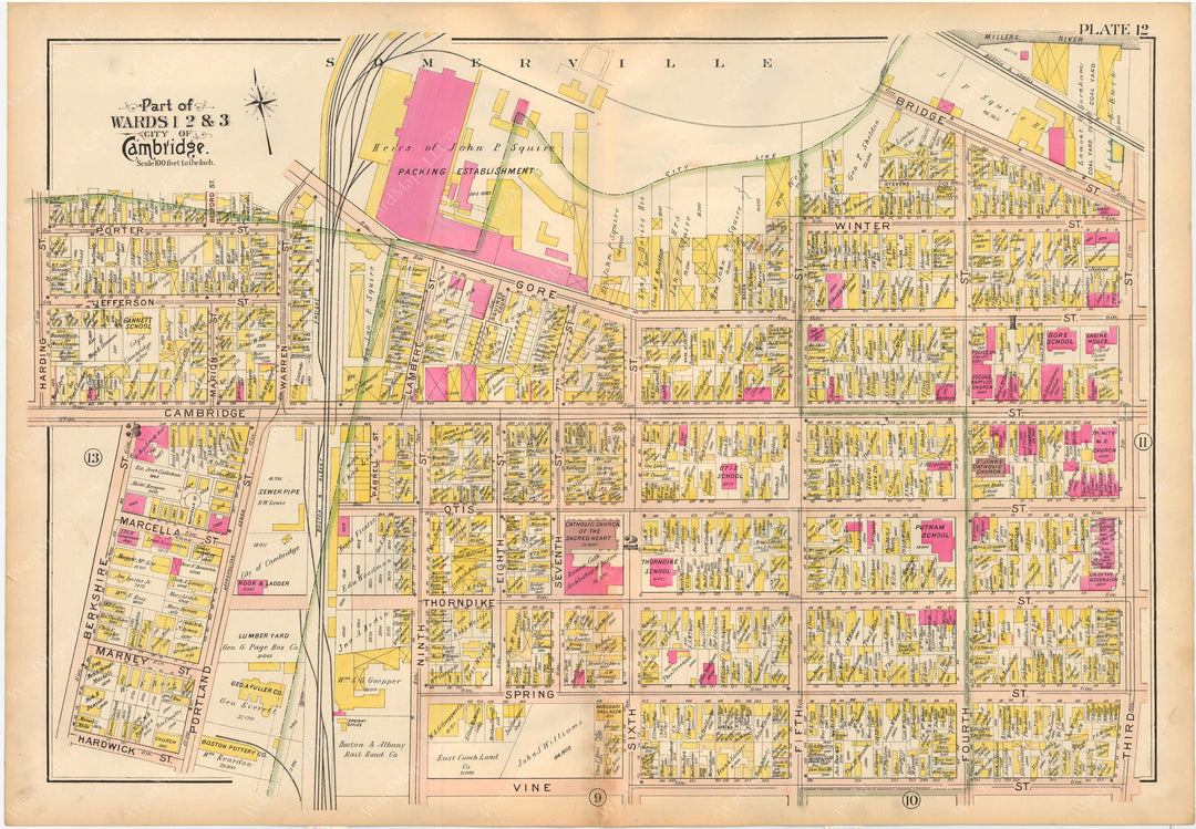 Cambridge, Massachusetts 1903 Plate 012