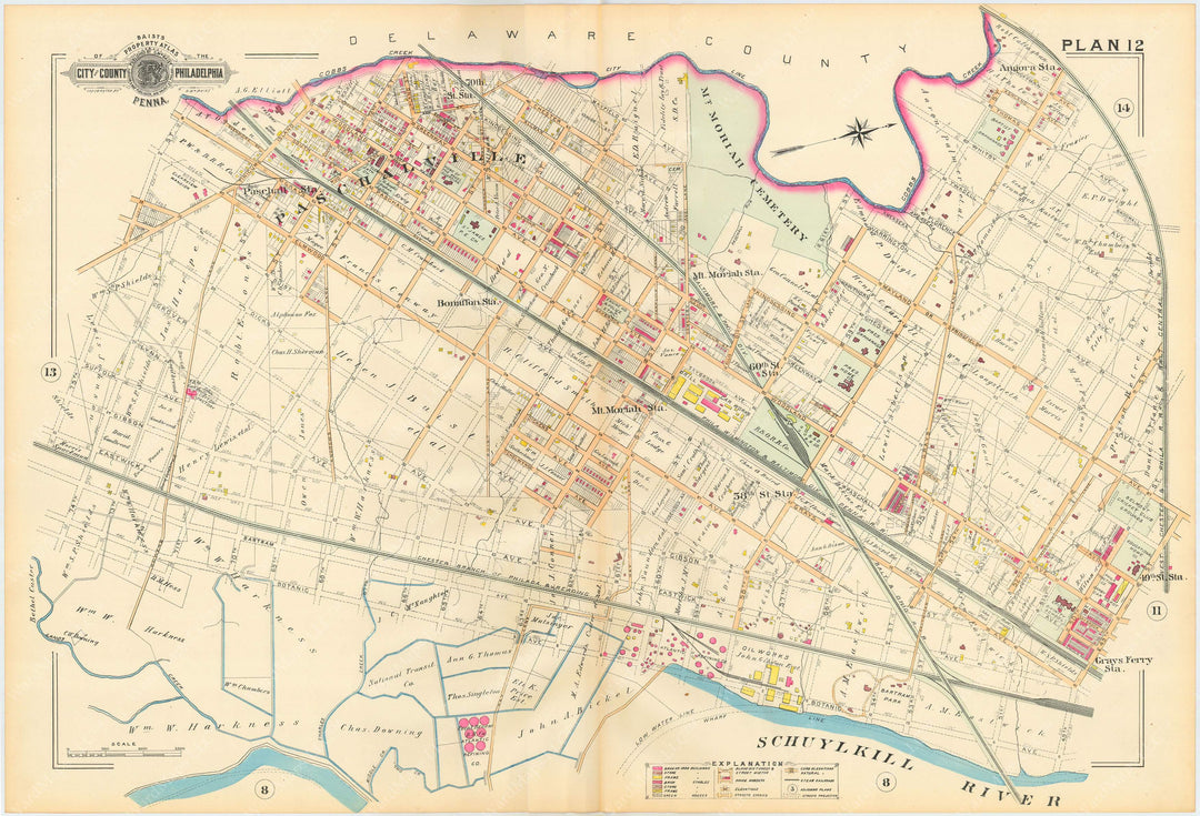 Philadelphia, Pennsylvania 1895 Plate 012