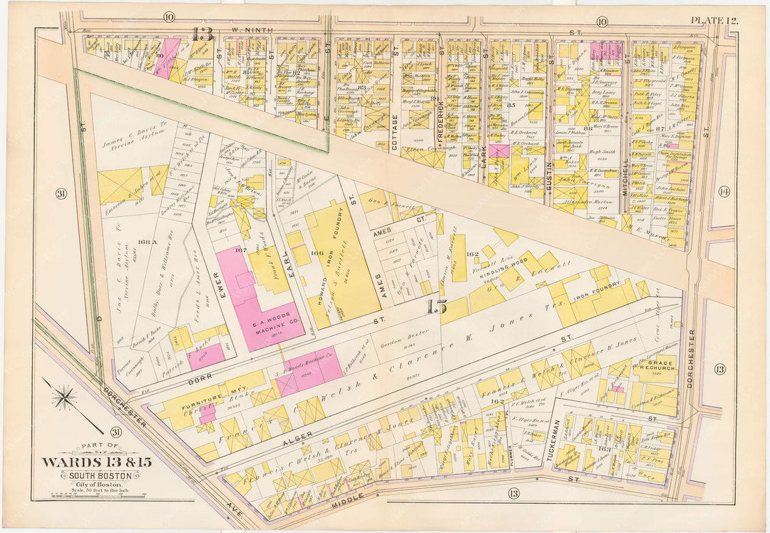 South Boston, Massachusetts 1899 Plate 012