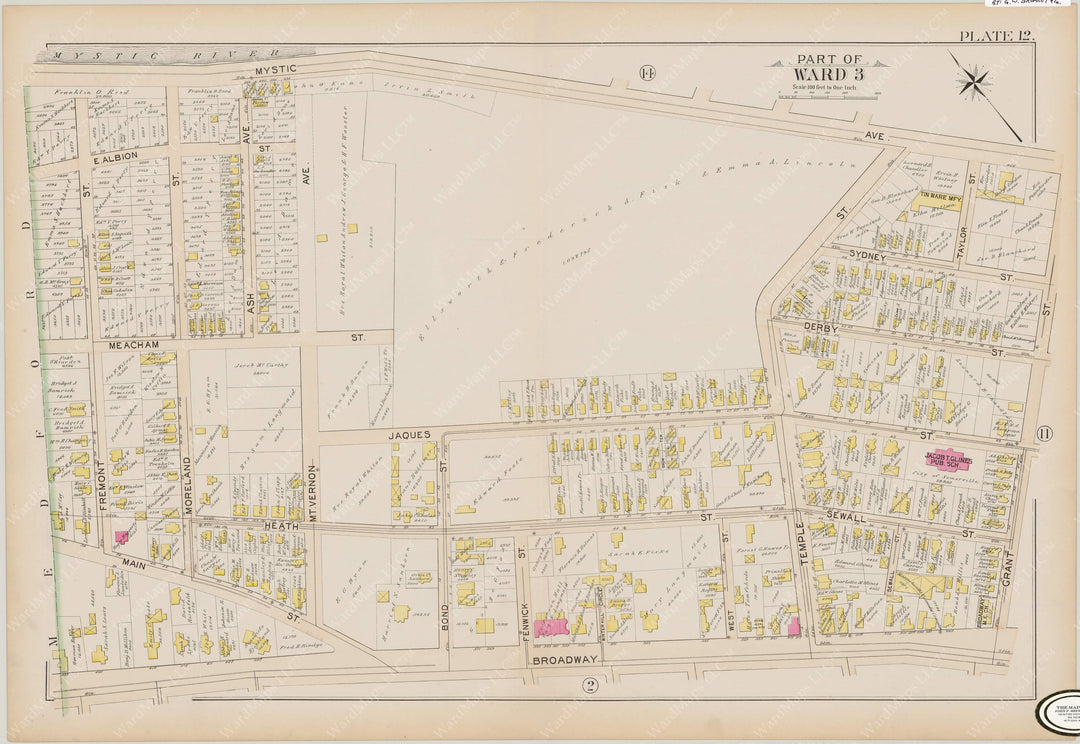 Somerville, Massachusetts 1895 Plate 012