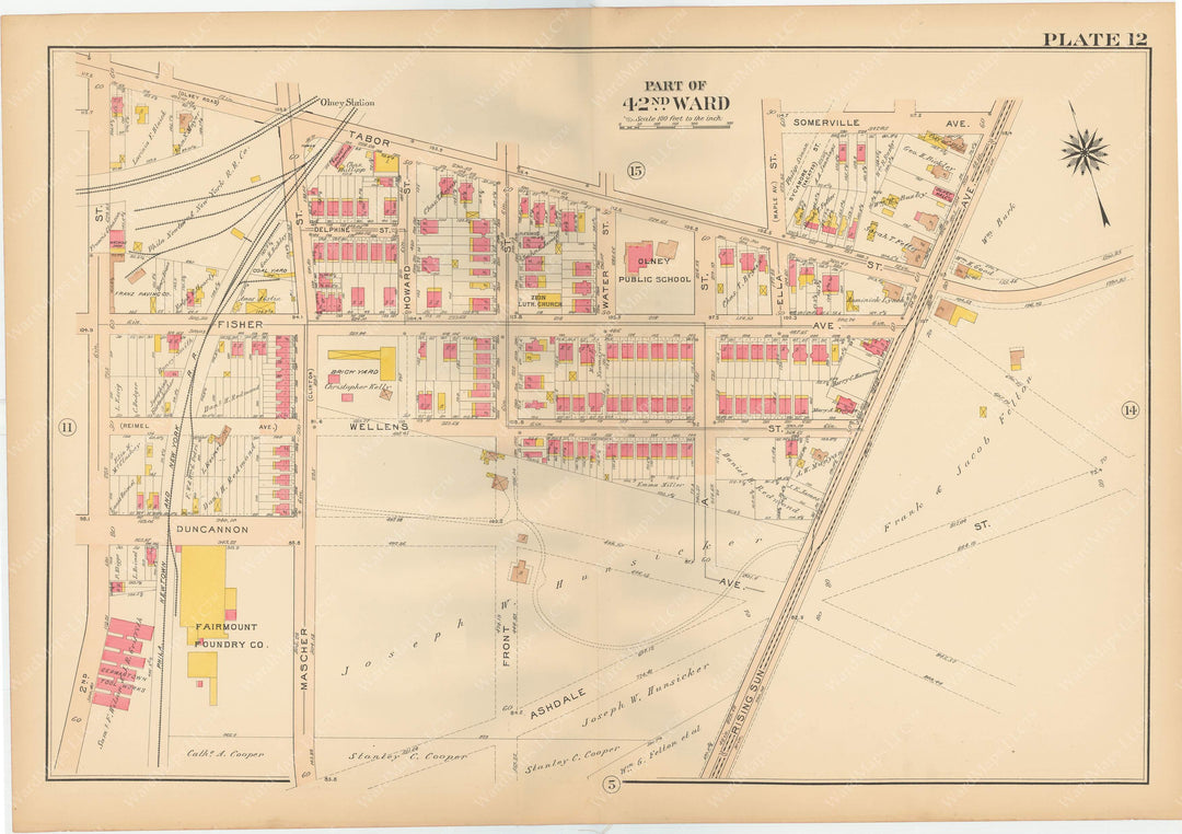 Philadelphia, Pennsylvania 1913 Plate 012