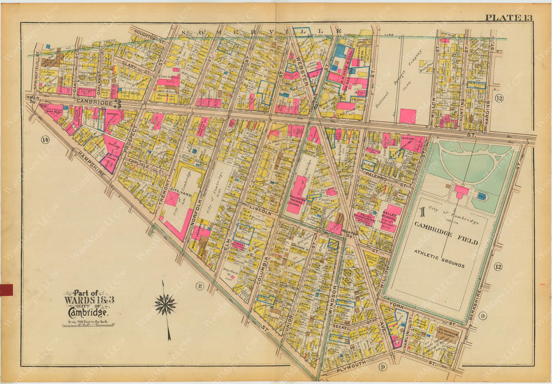 Cambridge, Massachusetts 1930 Plate 013