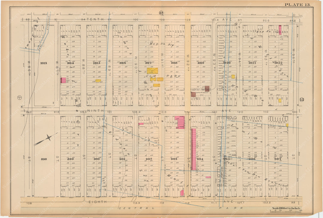 Manhattan, New York 1884 Vol 2: Plate 013