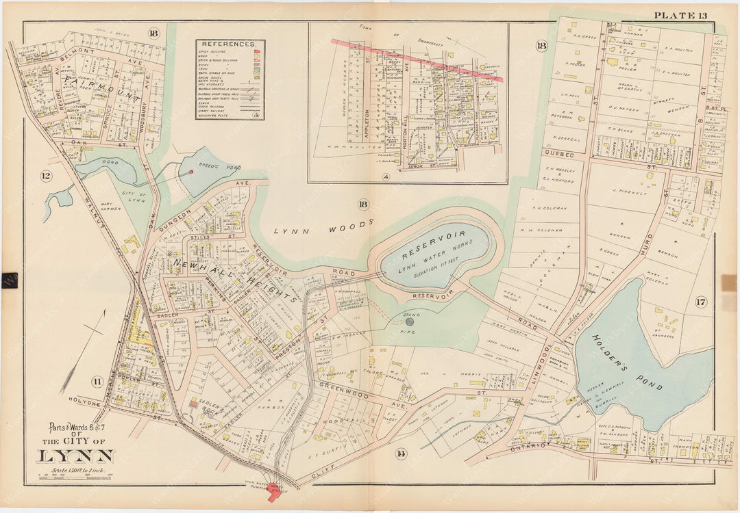 Greater Lynn, Massachusetts 1905 Plate 013